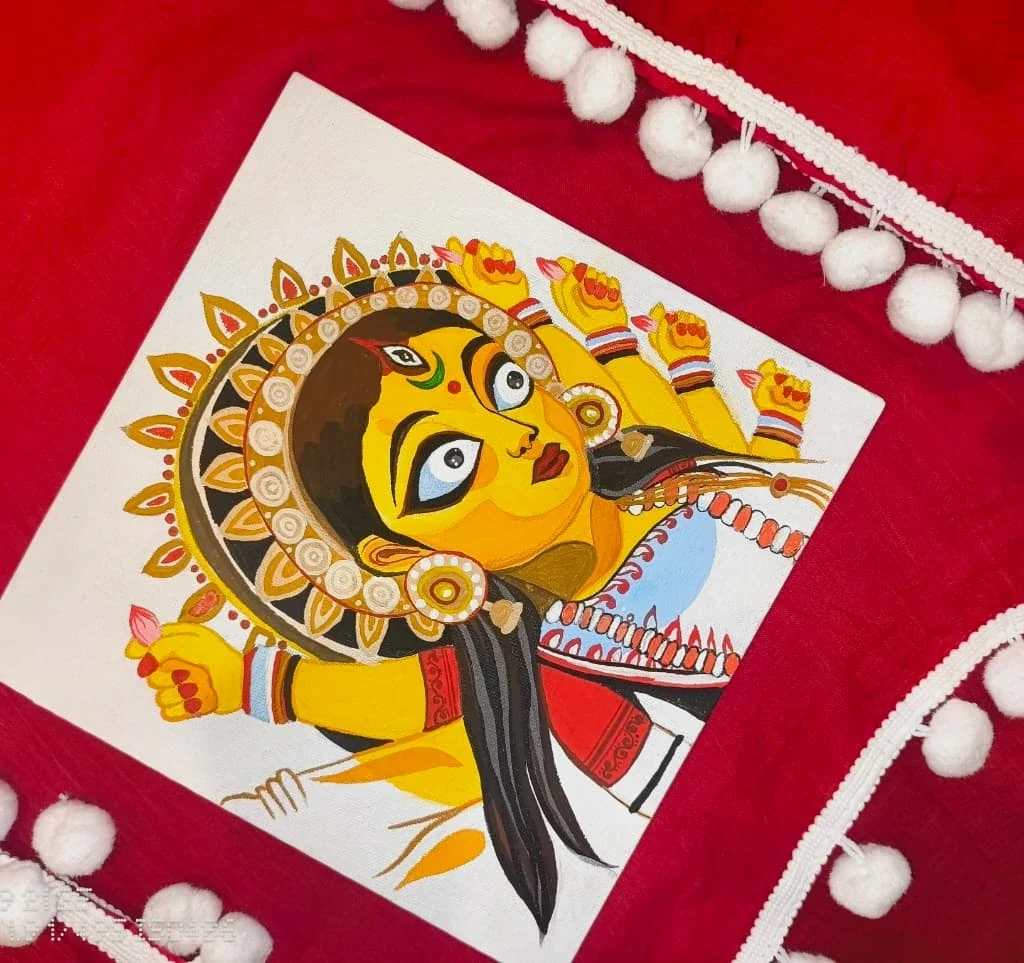 Maa Durga Canvas Painting